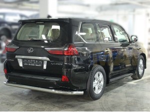 Защита заднего бампера большая 76 мм для Lexus LX-570/450d № LX15 3.2