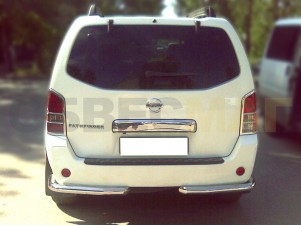 Защита задняя уголки 60 мм для Nissan Pathfinder № NP 3.4