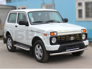 Защита переднего бампера 60 мм для ВАЗ 4x4 Urban № NVU15_1