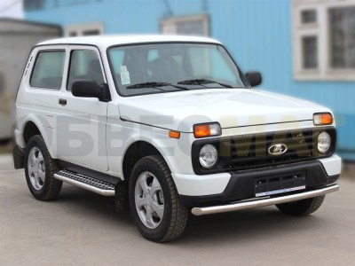 Защита переднего бампера 60 мм для ВАЗ 4x4 Urban 2015-2021