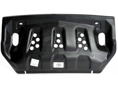 Защита радиатора АБС-Дизайн композит 10 мм для Mitsubishi Pajero 4 2006-2021