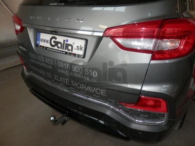 Фаркоп оцинкованный GALIA, тип шара: C (горизонтальный съемный) для Ssang Yong Rexton, в т.ч. дизель 2017-н.в.