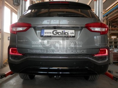 Фаркоп оцинкованный GALIA, тип шара: C (горизонтальный съемный) для Ssang Yong Rexton, в т.ч. дизель 2017-н.в.