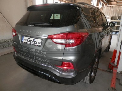 Фаркоп оцинкованный GALIA, тип шара: C (горизонтальный съемный) для Ssang Yong Rexton, в т.ч. дизель 2017-н.в.