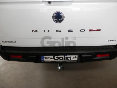 Фаркоп оцинкованный для SsangYong Musso Grand 2019-н.в., SsangYong Rexton Sports Khan 2019-н.в. условно-съемное крепление шара