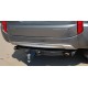 Фаркоп с хромированной накладкой для Mitsubishi Pajero Sport II 2008-2016, Mitsubishi Pajero Sport III 2016-2021 съемное крепление шара под американский квадрат
