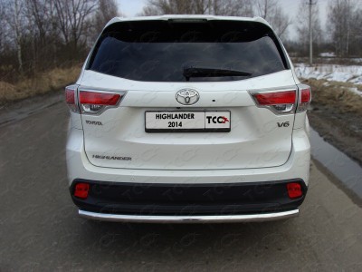 Рамка номерного знака Toyota Highlander (комплект) ТСС для Любые
