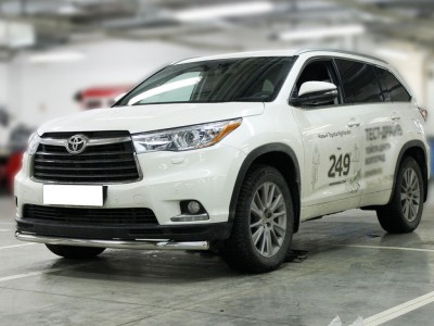 Дуга передняя низкая d-60 одинарная радиусная для Toyota Highlander 2014-2016