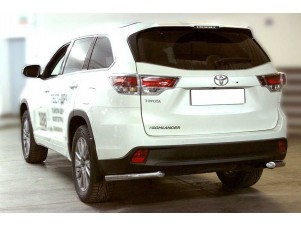Защита заднего бампера полноразмерная d-60 для Toyota Highlander 2014-2016 HYG2014_3.1