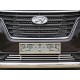 Накладка решетки радиатора 16 мм ТСС для Hyundai H-1 Starex 2019-2021
