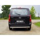 Защита задняя овальная 75х42 мм ТСС для Hyundai H-1 Starex 2019-2021