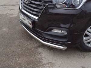 Защита переднего бампера 60 мм для Hyundai H-1 Starex № HYUNH118-15