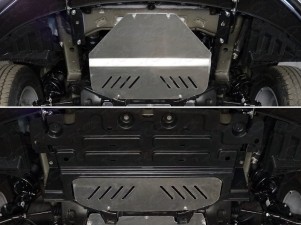 Защита картера алюминий 4 мм для Hyundai H-1 Starex № ZKTCC00357