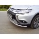Решетка радиатора нижняя 12 мм для Mitsubishi Outlander 2018-2021