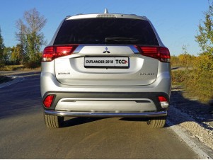 Защита заднего бампера 60 мм для Mitsubishi Outlander № MITOUT18-33
