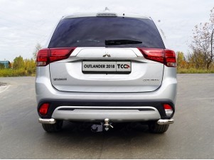 Защита задняя уголки 60 мм для Mitsubishi Outlander № MITOUT18-34