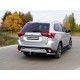 Защита задняя уголки 60 мм для Mitsubishi Outlander 2019-2021