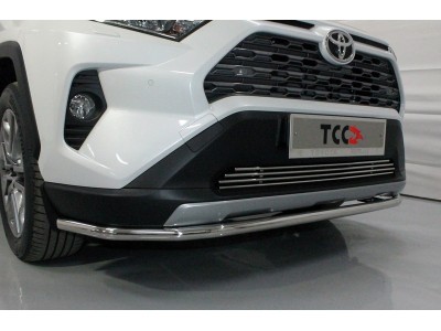 Защита переднего бампера 42 мм для Toyota RAV4 2019-2021