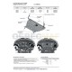 Защита картера и КПП Автоброня, сталь 2 мм для Mazda 3/5/Premacy 2003-2010
