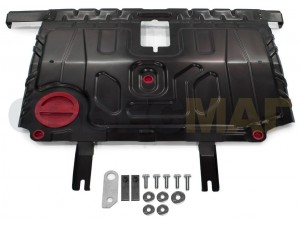 Защита картера и КПП Автоброня, сталь 2 мм для Toyota Corolla/BYD F3 № 111.09531.1