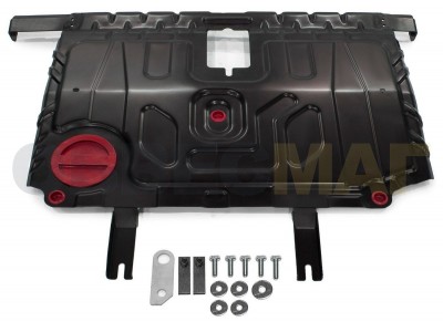 Защита картера и КПП Автоброня, сталь 2 мм для Toyota Corolla/BYD F3 2002-2013