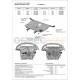 Защита картера и КПП Автоброня, сталь 2 мм для Toyota Corolla/BYD F3 2002-2013