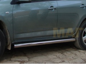 Пороги труба 60 мм для Hyundai Tucson № HNT 2.1