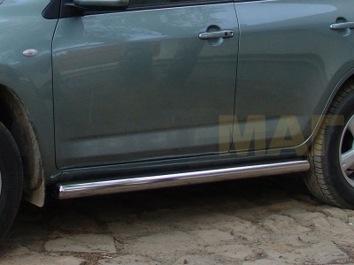 Пороги труба 60 мм Технотек для Hyundai Tucson 2004-2010