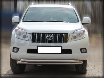 Защита передняя двойная 76-60 мм для Toyota Land Cruiser Prado 150 2009-2013