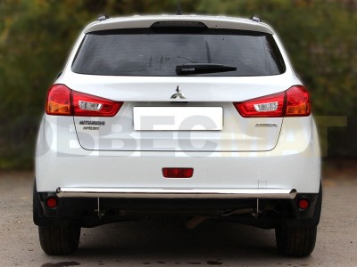 Защита заднего бампера 60 мм для Mitsubishi ASX 2010-2016