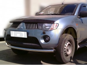 Защита переднего бампера 60 мм для Mitsubishi L-200 № MPL 1.1