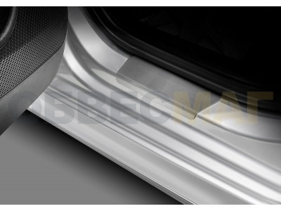 Накладки на пороги Rival, 4 шт для Skoda Octavia A8 2020-2021