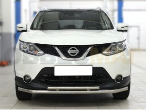 Защита передняя двойная 53-43 мм для Nissan Qashqai № NQ_1.1