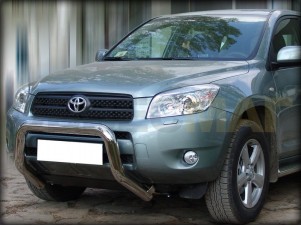 Защита переднего бампера 76 мм для Toyota RAV-4 № TRN 2