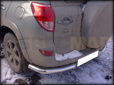 Защита задняя уголки 76 мм для Toyota RAV-4 2006-2009