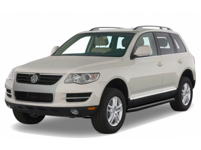 Порог-площадка "Premium-Black" A193ALB + комплект крепежа для Volkswagen Touareg (без пневматической подвески) 2003-2010