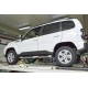 Защита порогов с накладками d=63 мм ИСКРА (ППК) для Lada Niva Travel 2021-н.в., Lada Niva 2020-2021, Chevrolet Niva 2009-2020