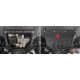 Защита картера и КПП + комплект крепежа Автоброня, Сталь для GAC GS8 2023-н.в., V-2.0, АКПП, 4WD.