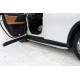 Пороги с площадкой нержавеющий 60 мм ТСС для Lexus RX F-Sport 2015-2021