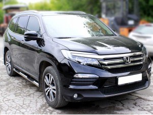 Пороги степ d-76 для Honda Pilot 2015-2018 HPIL15_2
