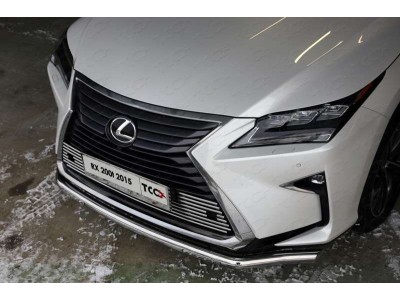 Накладка решётки радиатора нижняя 12 мм ТСС для Lexus RX-200t/350/450h 2015-2021