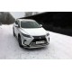 Защита передняя овальная 75х42 мм ТСС для Lexus RX-200t/350/450h 2015-2021