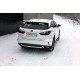 Защита заднего бампера центральная 60 мм ТСС для Lexus RX-200t/350/450h 2015-2021