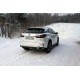 Защита заднего бампера 60-42 мм ТСС для Lexus RX-200t/350/450h 2015-2021