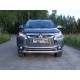 Накладка решётки радиатора 16 мм ТСС для Mitsubishi Pajero Sport 2016-2020