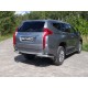Защита задняя уголки 76 мм ТСС для Mitsubishi Pajero Sport 2016-2020