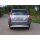 Защита заднего бампера 76 мм ТСС для Mitsubishi Pajero Sport 2016-2020