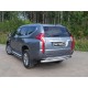 Защита заднего бампера 76 мм ТСС для Mitsubishi Pajero Sport 2016-2020
