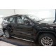 Пороги алюминиевые Emerald Black Турция для BMW X4 2014-2018