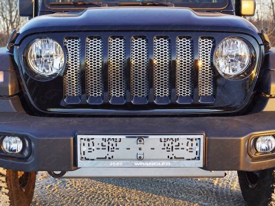 Защита рулевых тяг алюминий 4 мм ТСС для Jeep Wrangler 5D 2018-2021